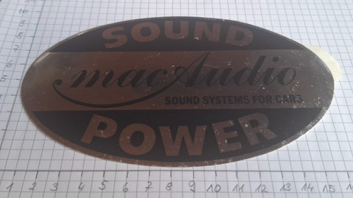 Sticker mac audio 90s - "mac,